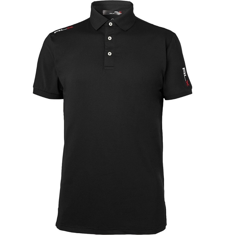 Photo: RLX Ralph Lauren - Airflow Stretch-Jersey Golf Polo Shirt - Men - Black