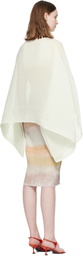 PLEATS PLEASE ISSEY MIYAKE Off-White Madame-T May Scarf