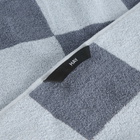 HAY Check Hand Towel in Steel Blue 