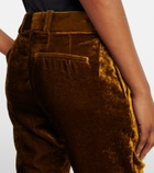 Nina Ricci Velvet flared pants