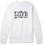 Sacai - Hank Willis Thomas Printed Loopback Cotton-Jersey Sweatshirt - White