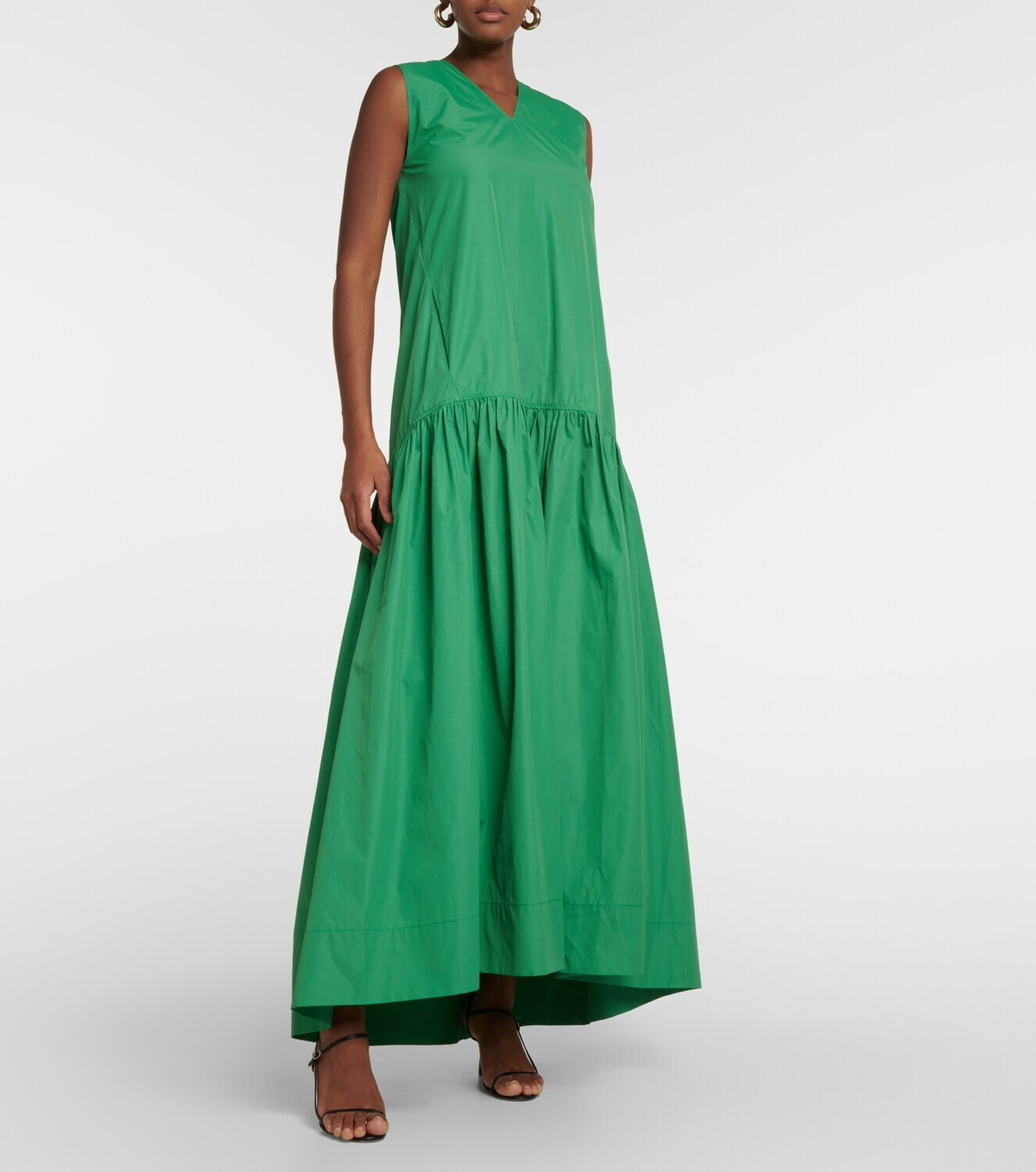 Plan C - Cotton-blend maxi dress