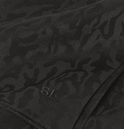 SAINT LAURENT - Leopard-Print Silk-Twill Pocket Square - Black