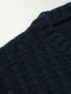 Canali - Wool-Blend Sweater - Blue