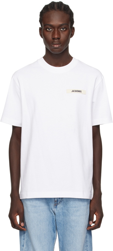 Photo: Jacquemus White Les Classiques 'Le T-Shirt Gros Grain' T-Shirt