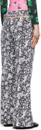 Chopova Lowena Black & White Bump Carabiner Jeans