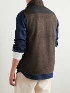 Purdey - Shell-Trimmed Bouclé Gilet - Brown