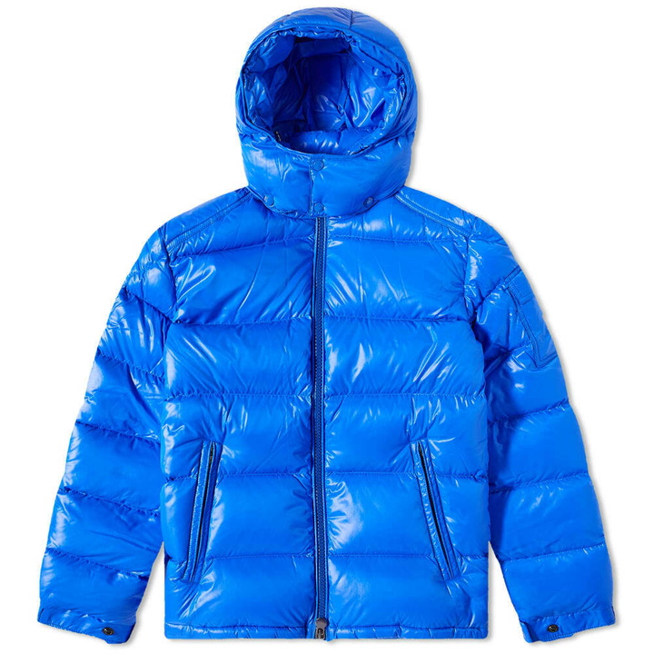 Photo: Moncler Men's Maya Down Jacket in Blue