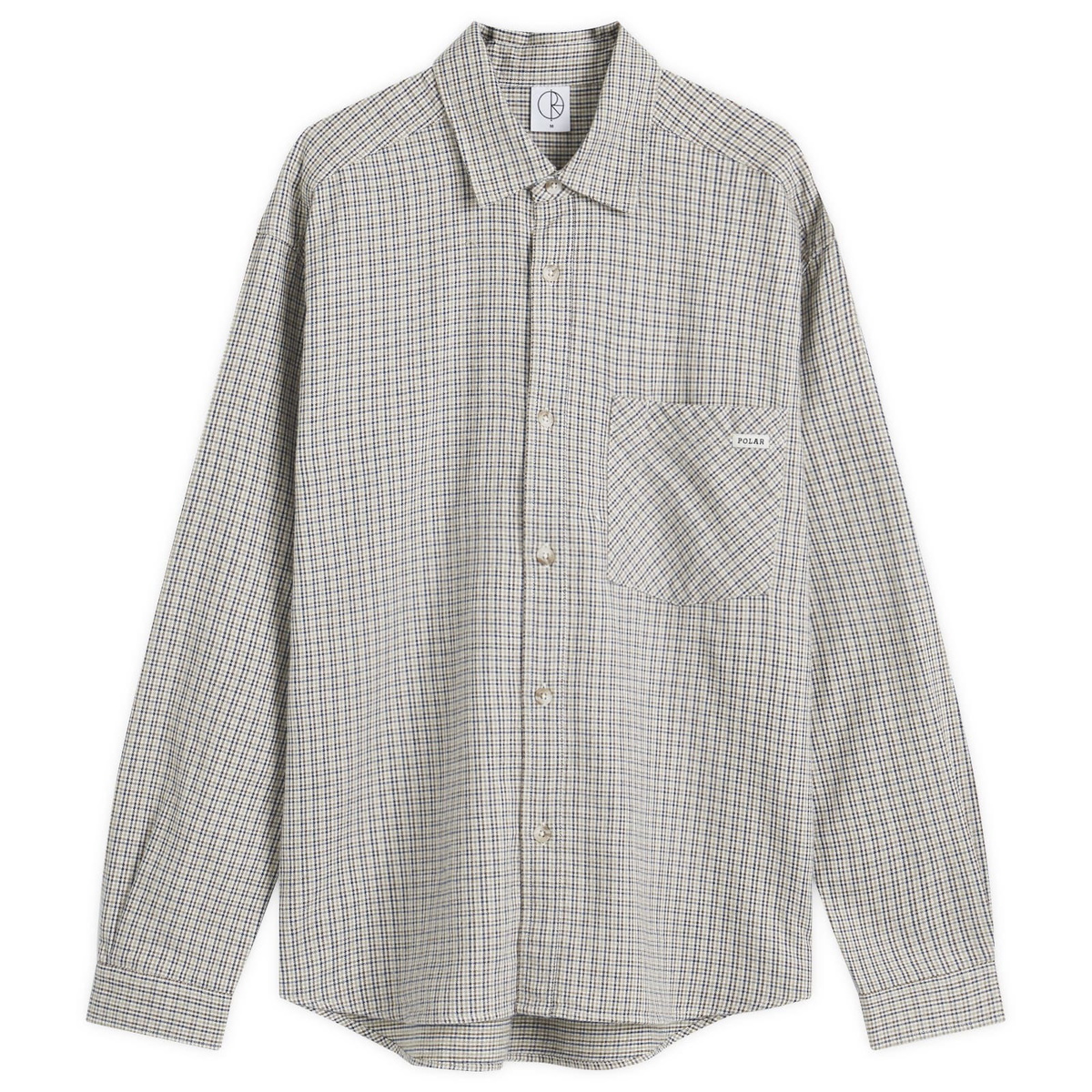 Polar Skate Co. Men's Mitchell Check Long Sleeve Shirt in