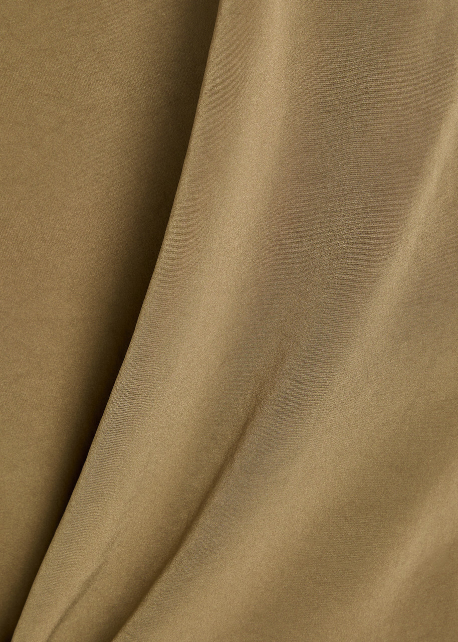 Nanushka Nya Paper-jersey Maxi Skirt Brown
