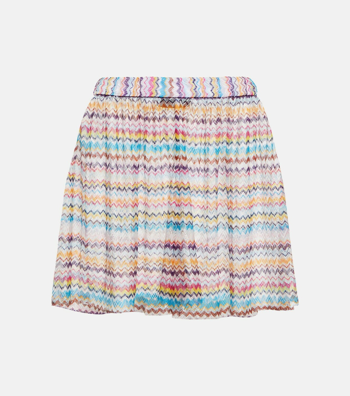 Missoni Mare Zig-zag high-rise wide-leg shorts