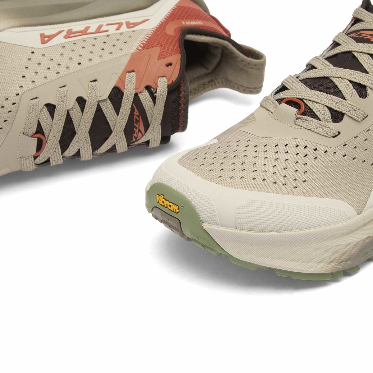 Altra Men's Olympus 6 Sneaker in Orange/Clay
