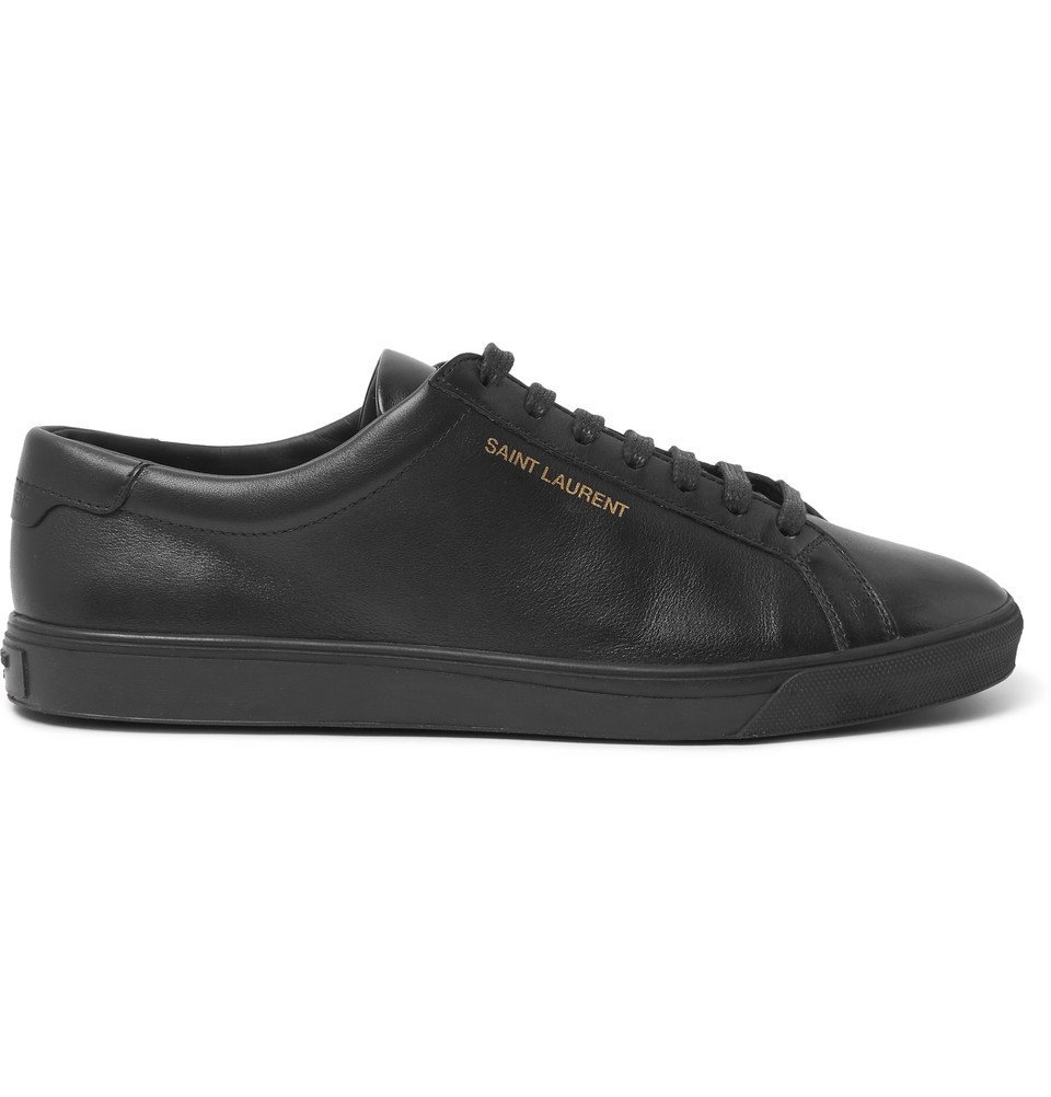 Saint Laurent - Andy Leather Sneakers - Men - Black Saint Laurent