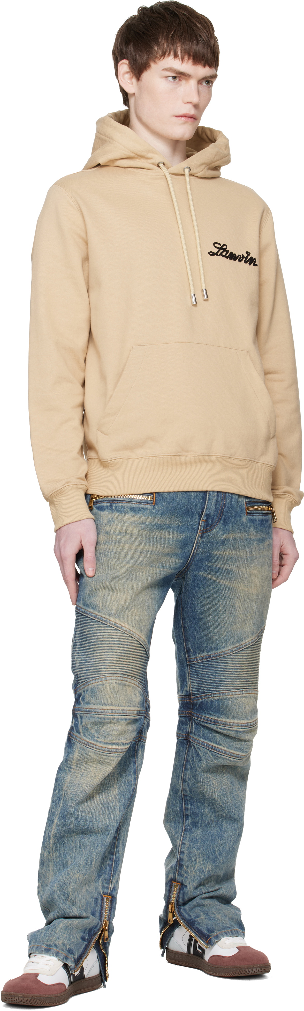 Lanvin Tan 'Lanvin Ribbon' Hoodie