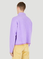 La Neve Polo Sweater in Lilac