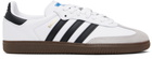 adidas Originals White & Black Samba OG Sneakers