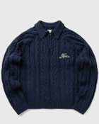 Honor The Gift CABLE ZIP LEISURE HENLEY Blue Mens Zippers & Cardigan