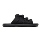 Bottega Veneta Black Intrecciato Sandals