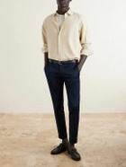 Paul Smith - Straight-Leg Cotton-Blend Twill Trousers - Blue