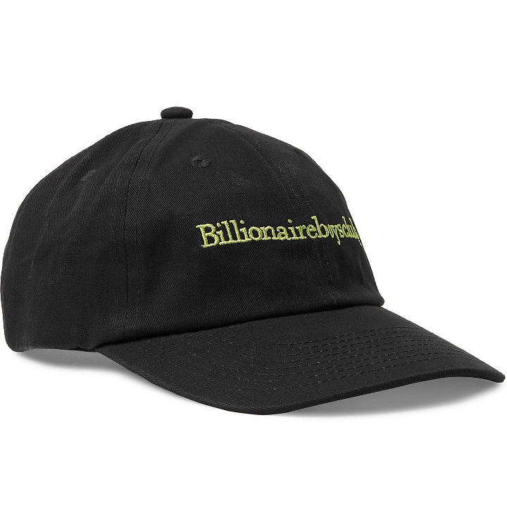 Photo: Billionaire Boys Club - Logo-Embroidered Cotton-Twill Baseball Cap - Black