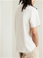 Saturdays NYC - Horizon Script Logo-Print Cotton-Jersey T-Shirt - White