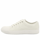 Lanvin Men's Toe Cap Sneaker in Ecru