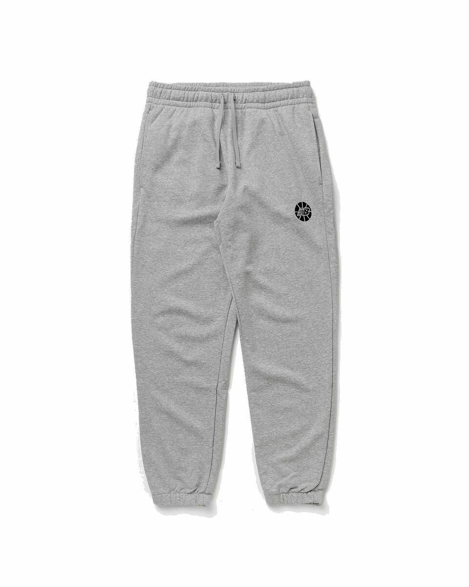 Photo: New Balance Hoops Essentials Fundamental Pant Grey - Mens - Sweatpants