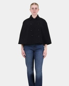 Steve Madden Noemie Trench Cape in Black