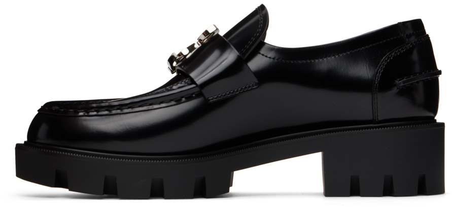 CL Moc Lug Alta 100 Loafer Pumps in Black - Christian Louboutin