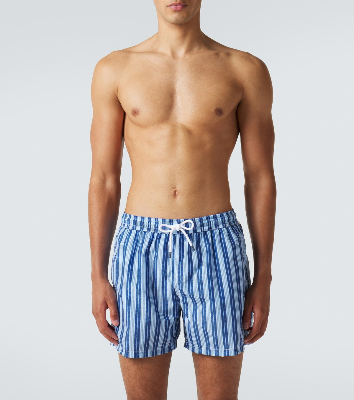 Fedeli Madeira striped swim trunks