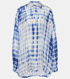 Anna Kosturova Tie-dye silk shirt