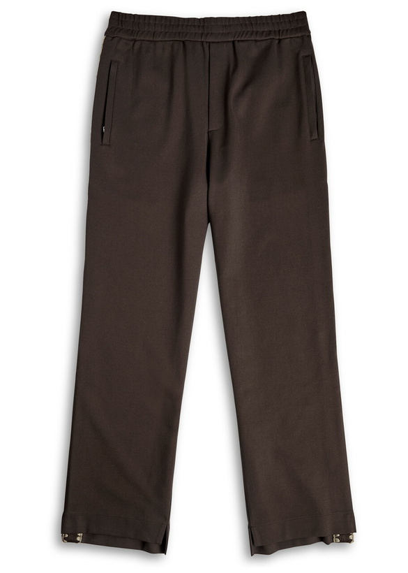 Photo: Axel Arigato Carter Knit-trimmed Jersey Sweatpants Dark Brown