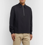 Barena - Voile Half-Zip Shirt - Blue