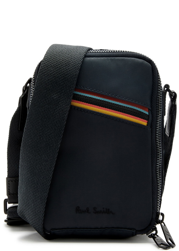 Paul Smith Blue & Green Zig Zag Bag Paul Smith