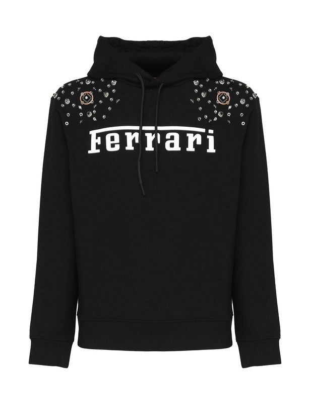 Photo: Ferrari Logo Sweatshirt With Hood