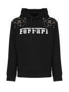 Ferrari Logo Sweatshirt With Hood