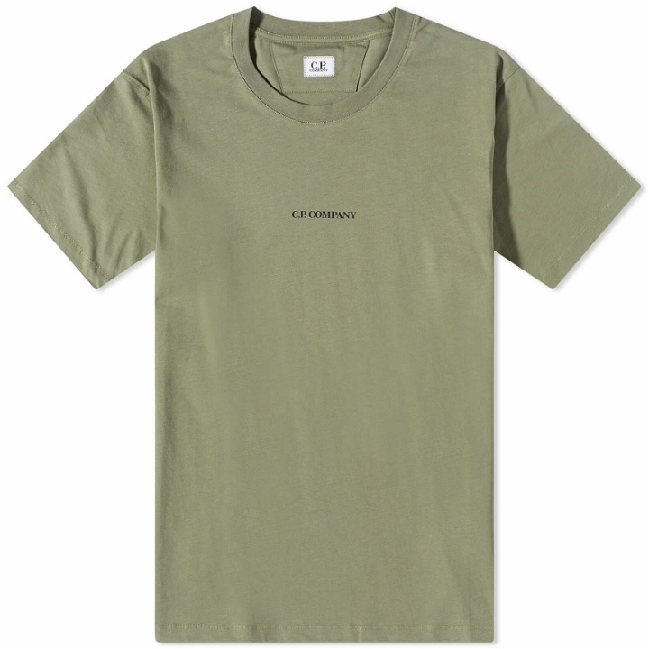 Photo: C.P. Company Men's Centre Logo T-Shirt in Bronze Green