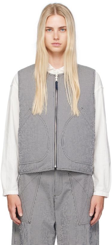 Photo: YMC Multicolor Jackie Gilet Reversible Vest