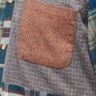 Portuguese Flannel Men's Patchwork 2 Check Shirt in Multi