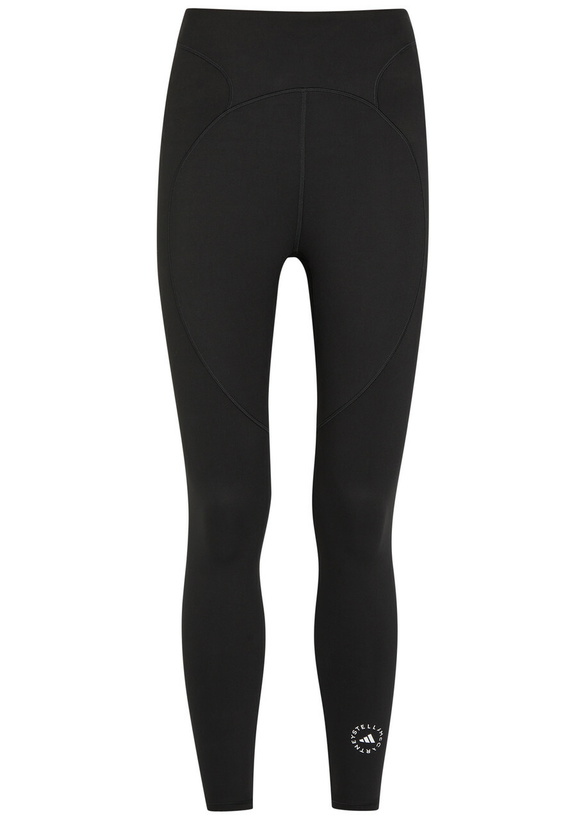 Photo: Adidas X Stella Mccartney 7/8 Stretch-jersey Cropped Leggings Black