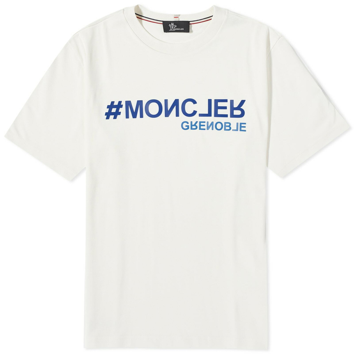 Moncler Grenoble Men's Short Sleeve T-Shirt in White Moncler Grenoble