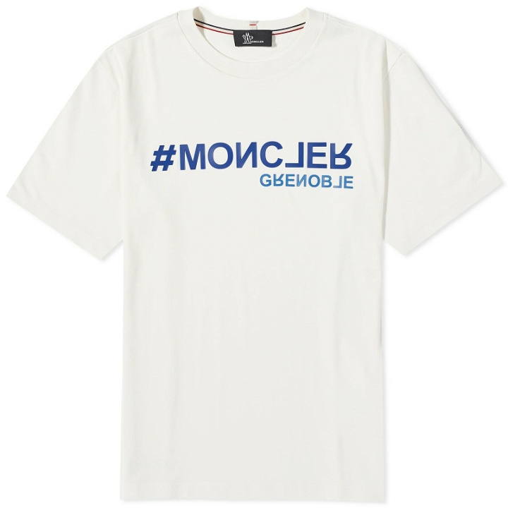Photo: Moncler Grenoble Men's Short Sleeve T-Shirt in White