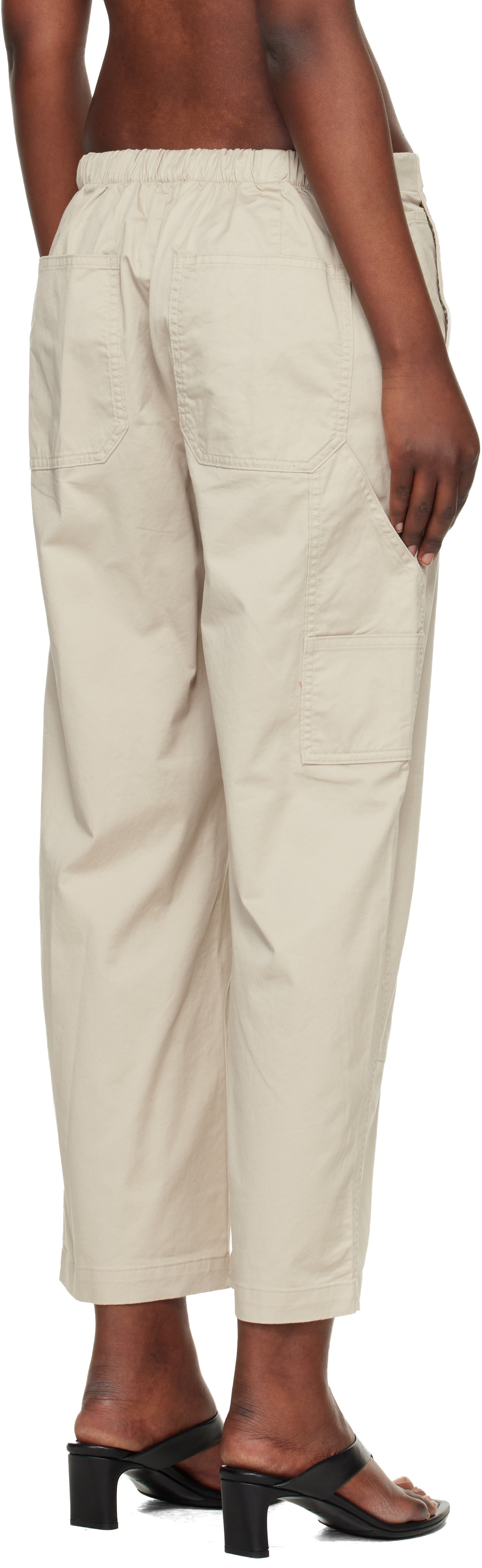rag & bone Off-White Jolie Carpenter Lounge Pants