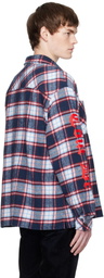 COÛT DE LA LIBERTÉ Red & Blue Brad Long Sleeve Shirt