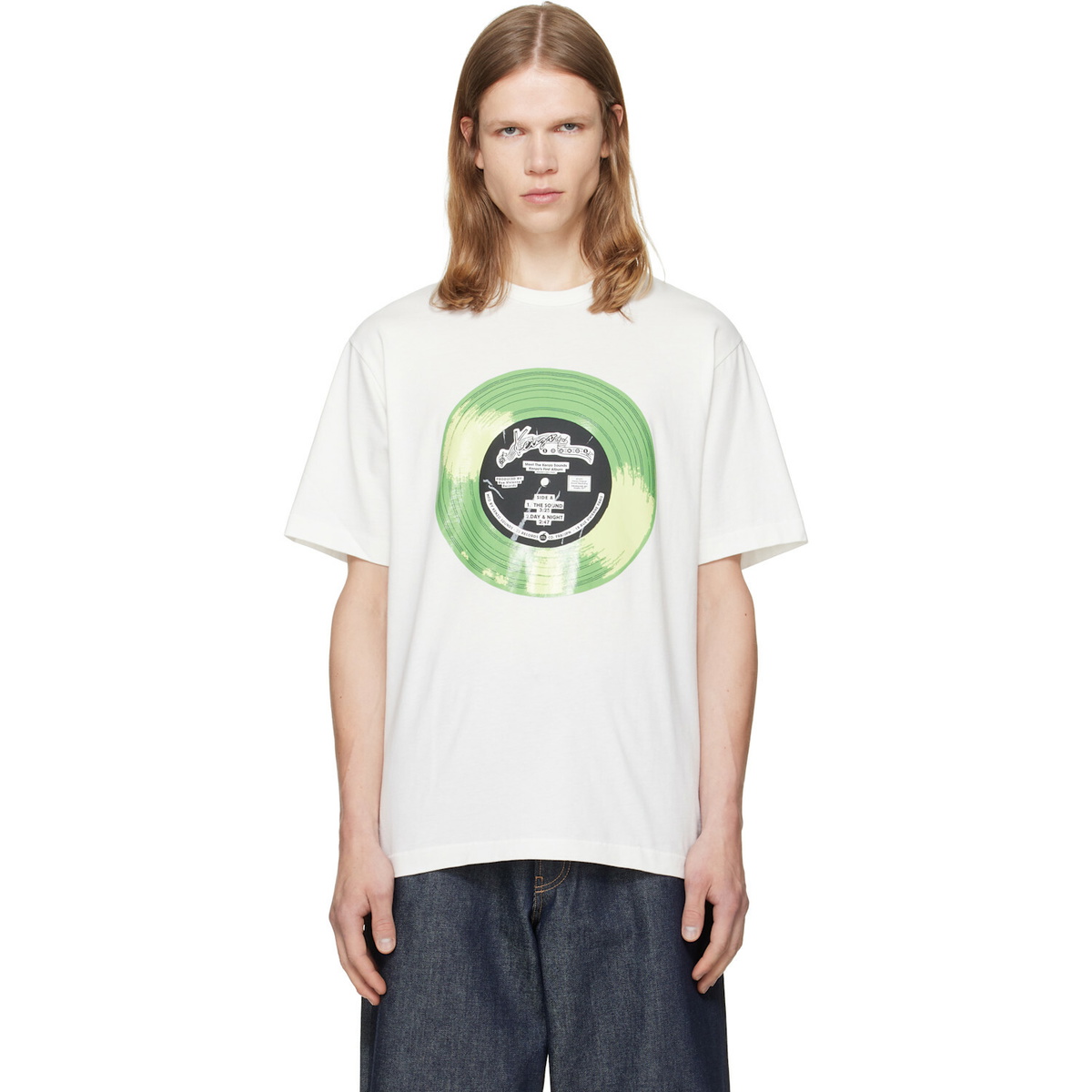 Kenzo White Kenzo Paris 'KENZO Sounds' T-shirt