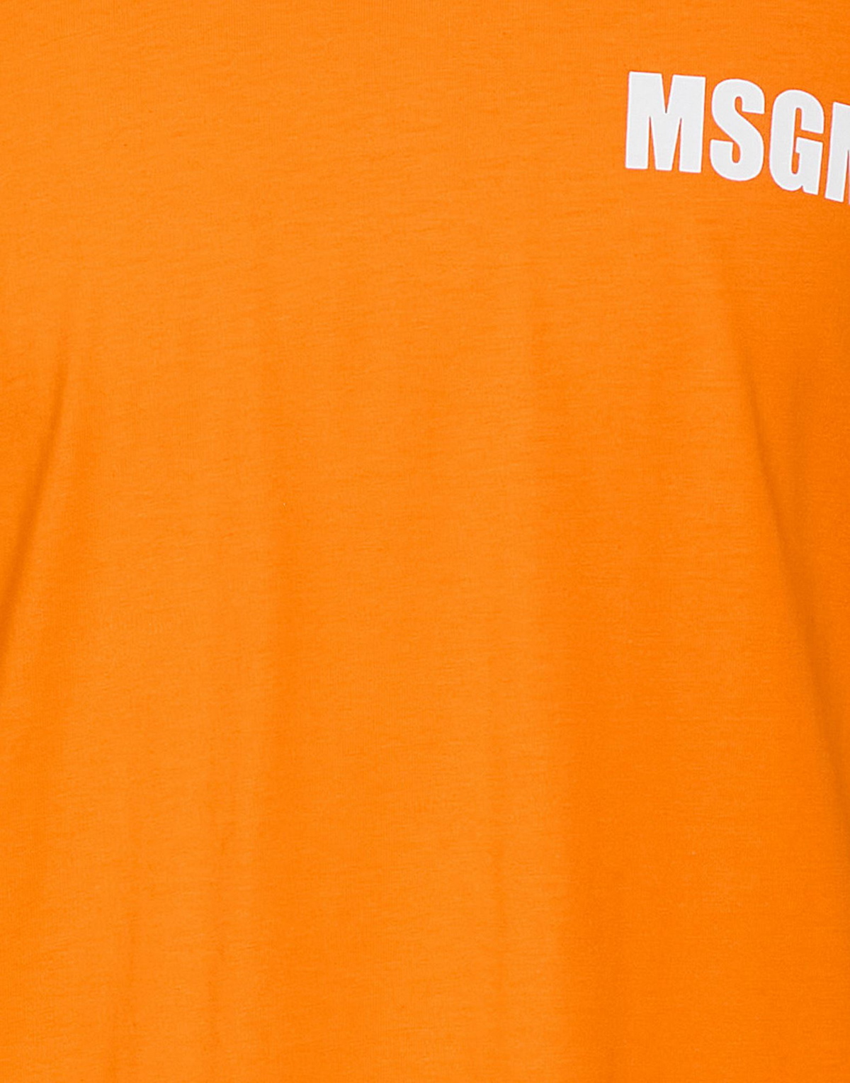 Msgm Mens T-shirt in Orange