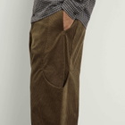 Sage Nation Men's Malay Cord Trouser in Mushroom Brown