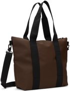 RAINS Brown Mini Tote
