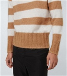 Fendi Striped mohair-blend sweater