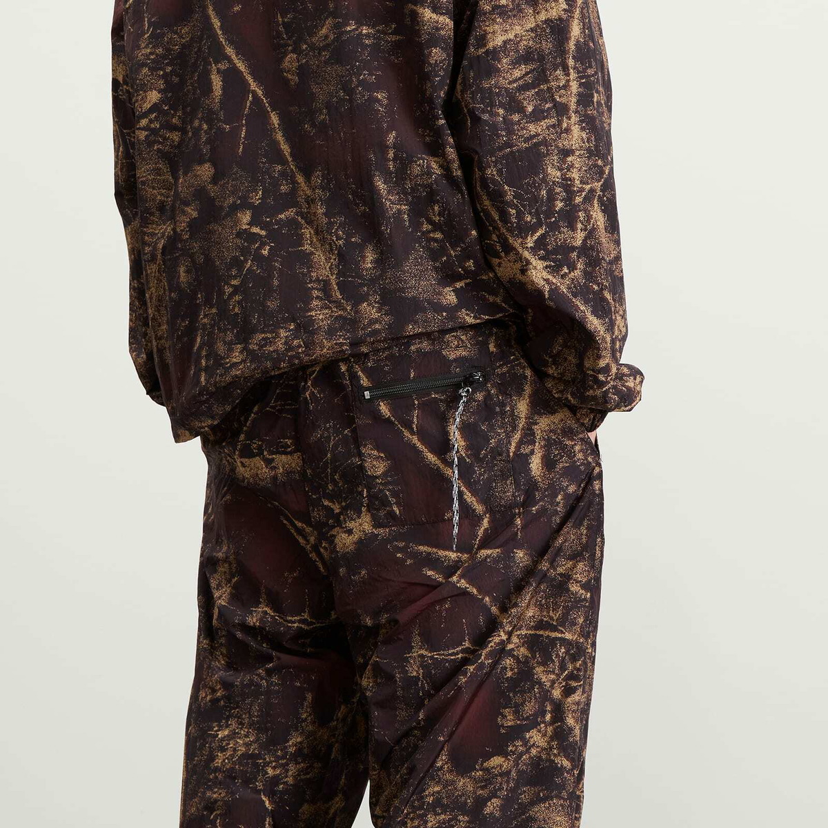 No Problemo Men's Forest Glitch Nylon Pant in Camo